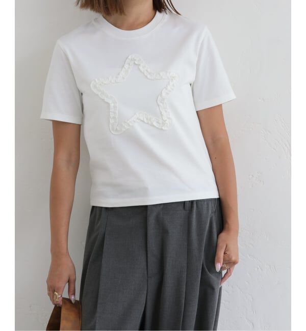 U by SPICK&SPAN「MARIN&times;Uby スターフリルTEEシャツ」|Tシャツ・カットソー|