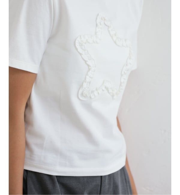U by SPICK&SPAN「MARIN&times;Uby スターフリルTEEシャツ」|Tシャツ・カットソー|