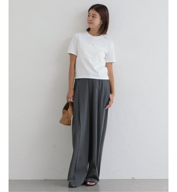 U by SPICK&SPAN「MARIN&times;Uby スターフリルTEEシャツ」|Tシャツ・カットソー|