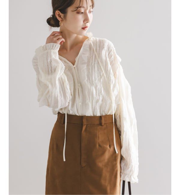 NOBLE「フリルブラウス」|シャツ・ブラウス|