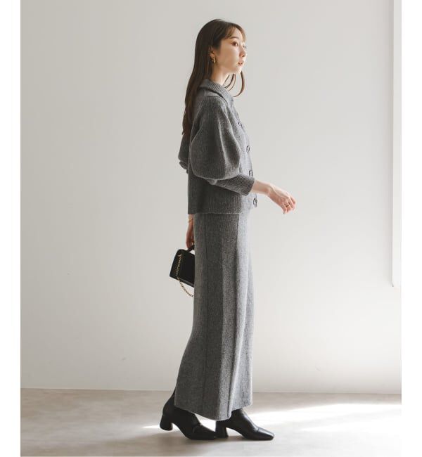 NOBLE「《NOBLE別注》Venit/ヴェニット ネップツイードタイトスカート」|スカート|