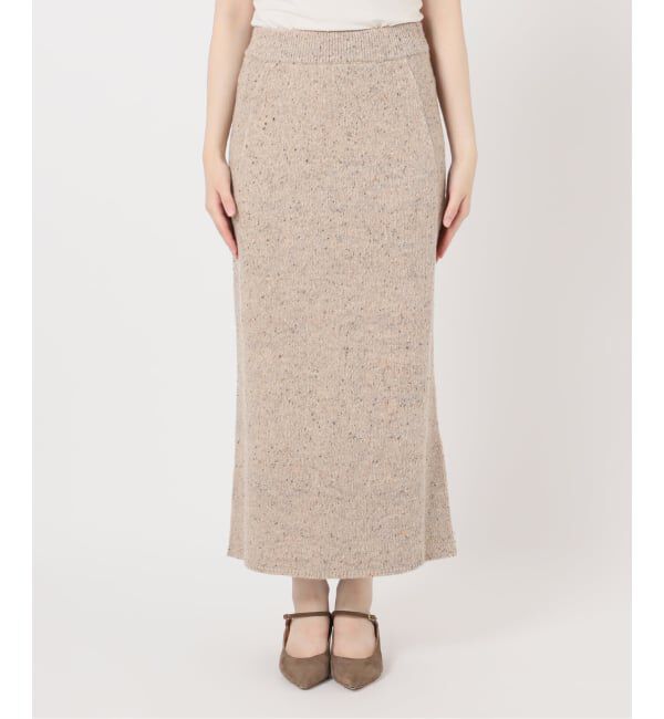 NOBLE「《NOBLE別注》Venit/ヴェニット ネップツイードタイトスカート」|スカート|