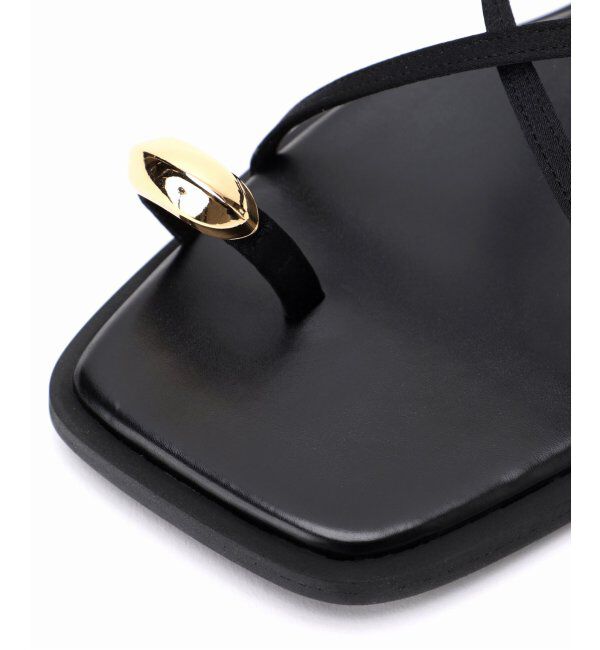  「《追加3》GRISEメタルリングクロストングサンダル」|サンダル|