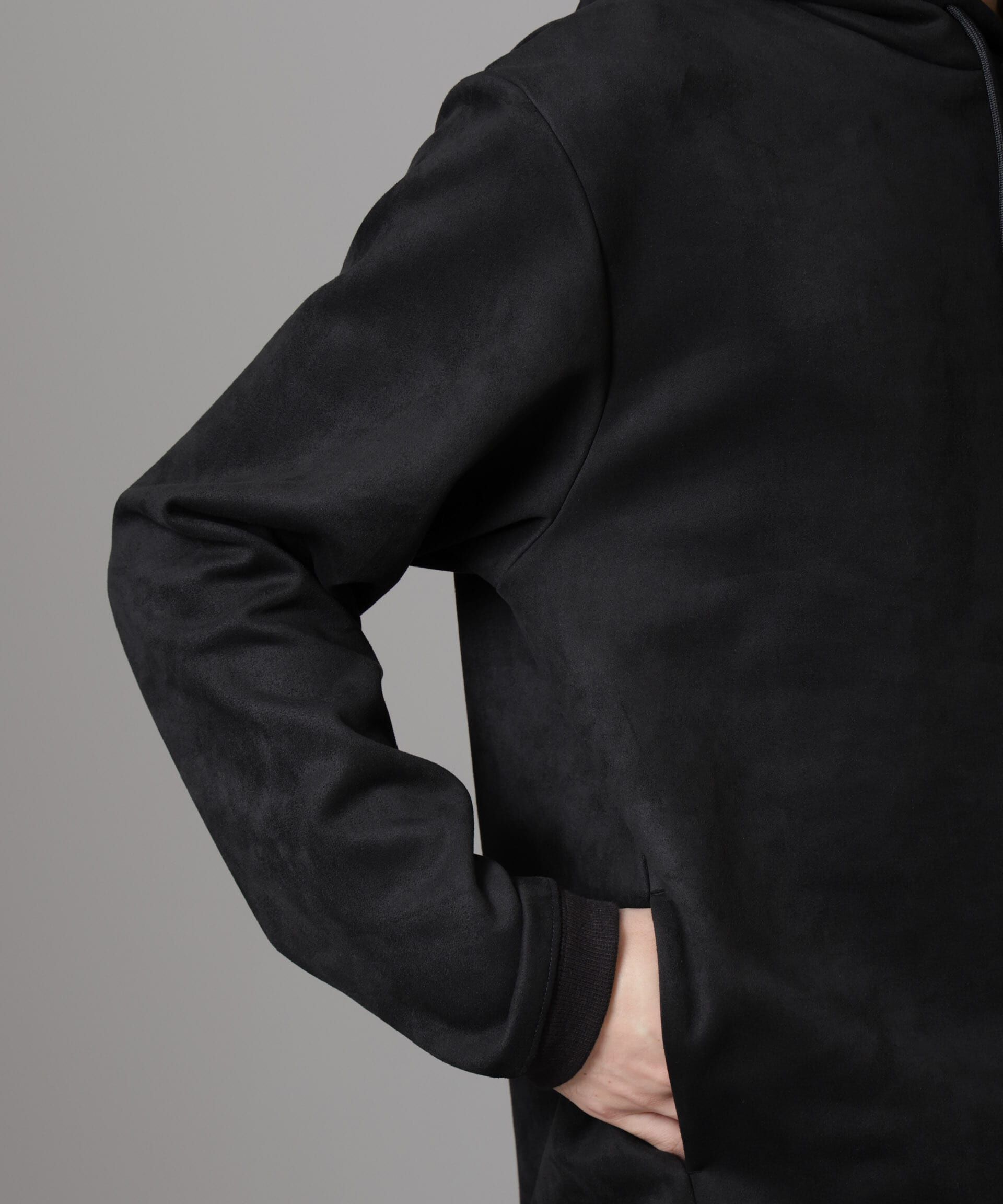 nano･universe「フェイクスエードフーディー 長袖」|Tシャツ・カットソー|