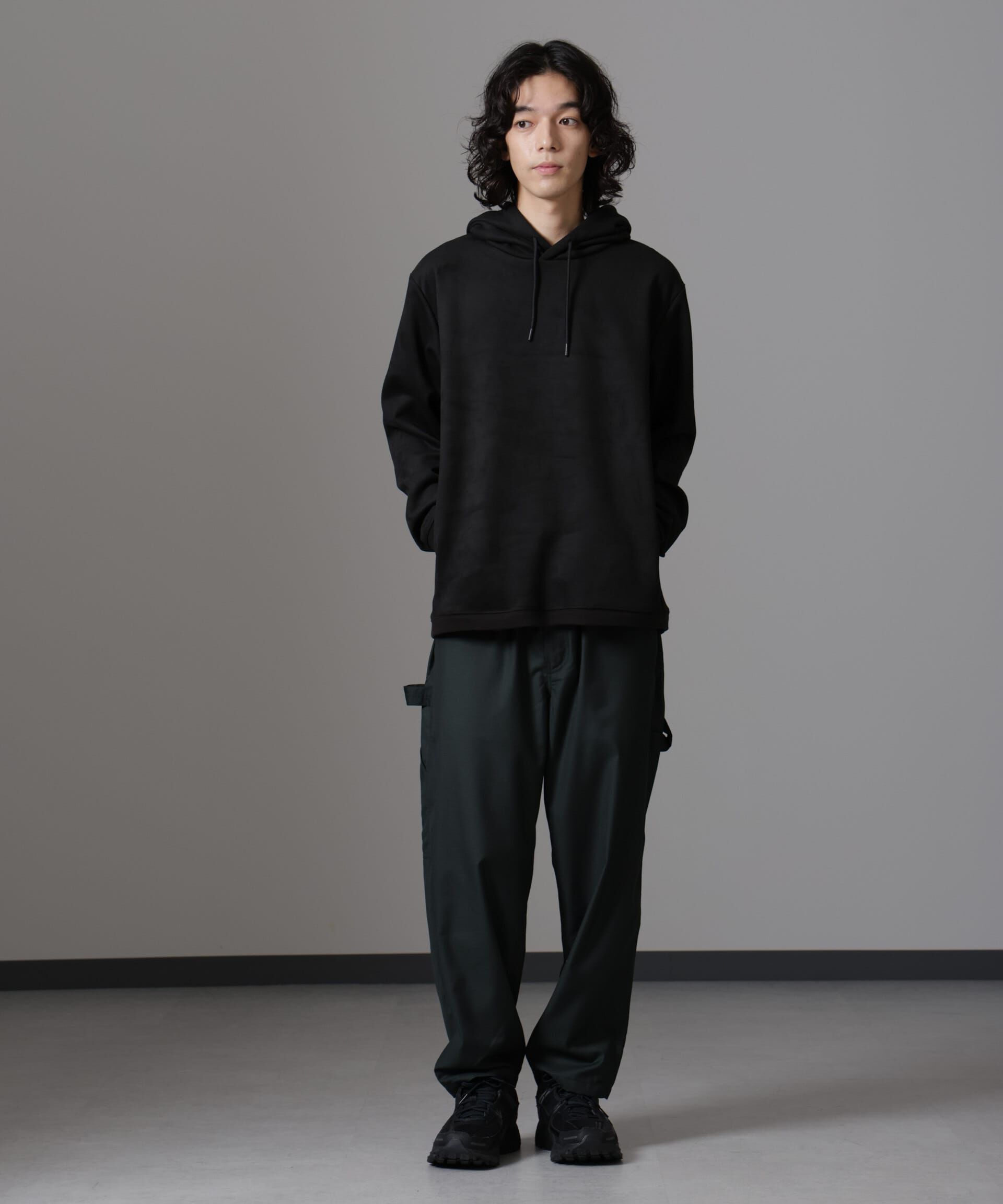 nano･universe「フェイクスエードフーディー 長袖」|Tシャツ・カットソー|