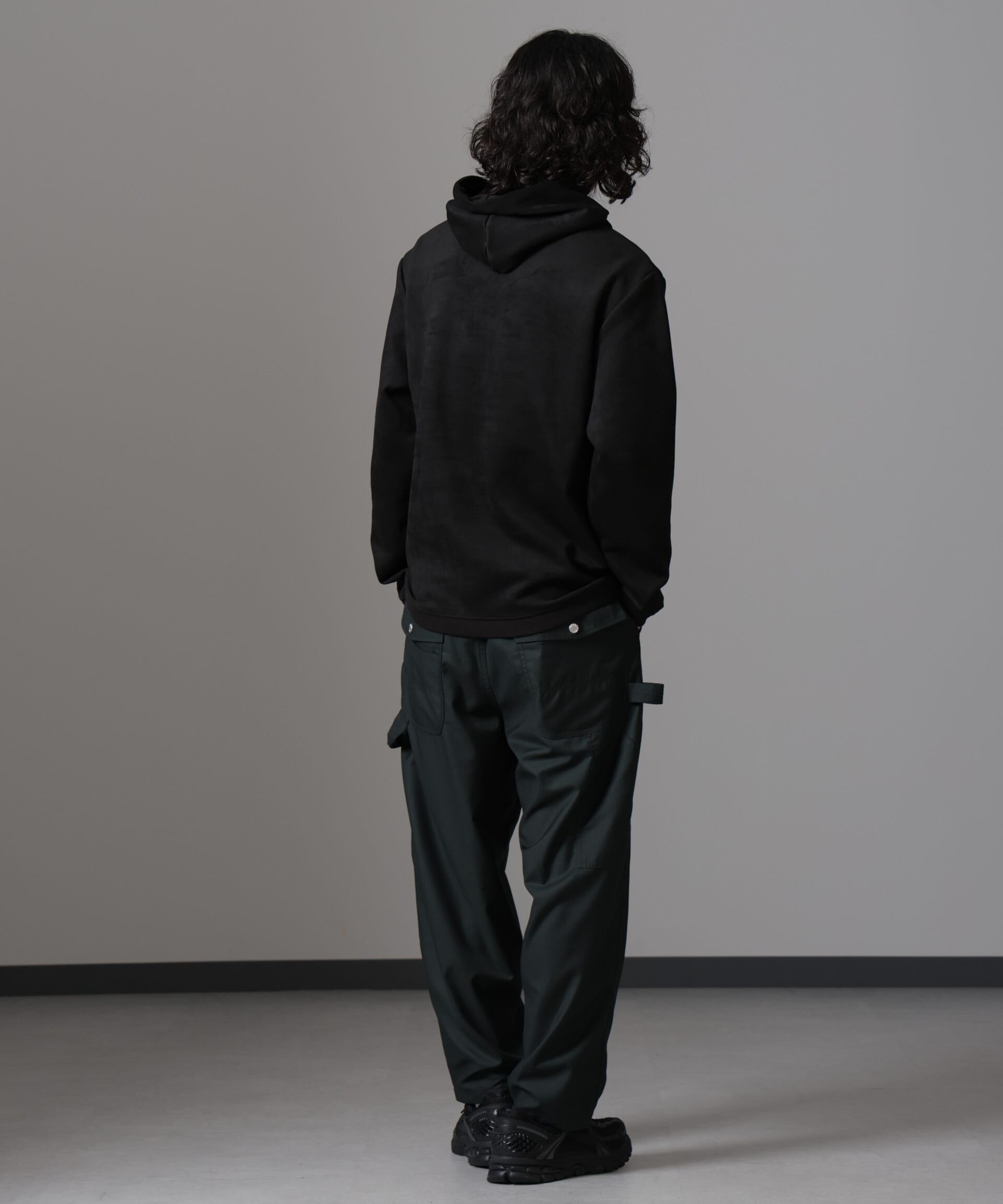 nano･universe「フェイクスエードフーディー 長袖」|Tシャツ・カットソー|