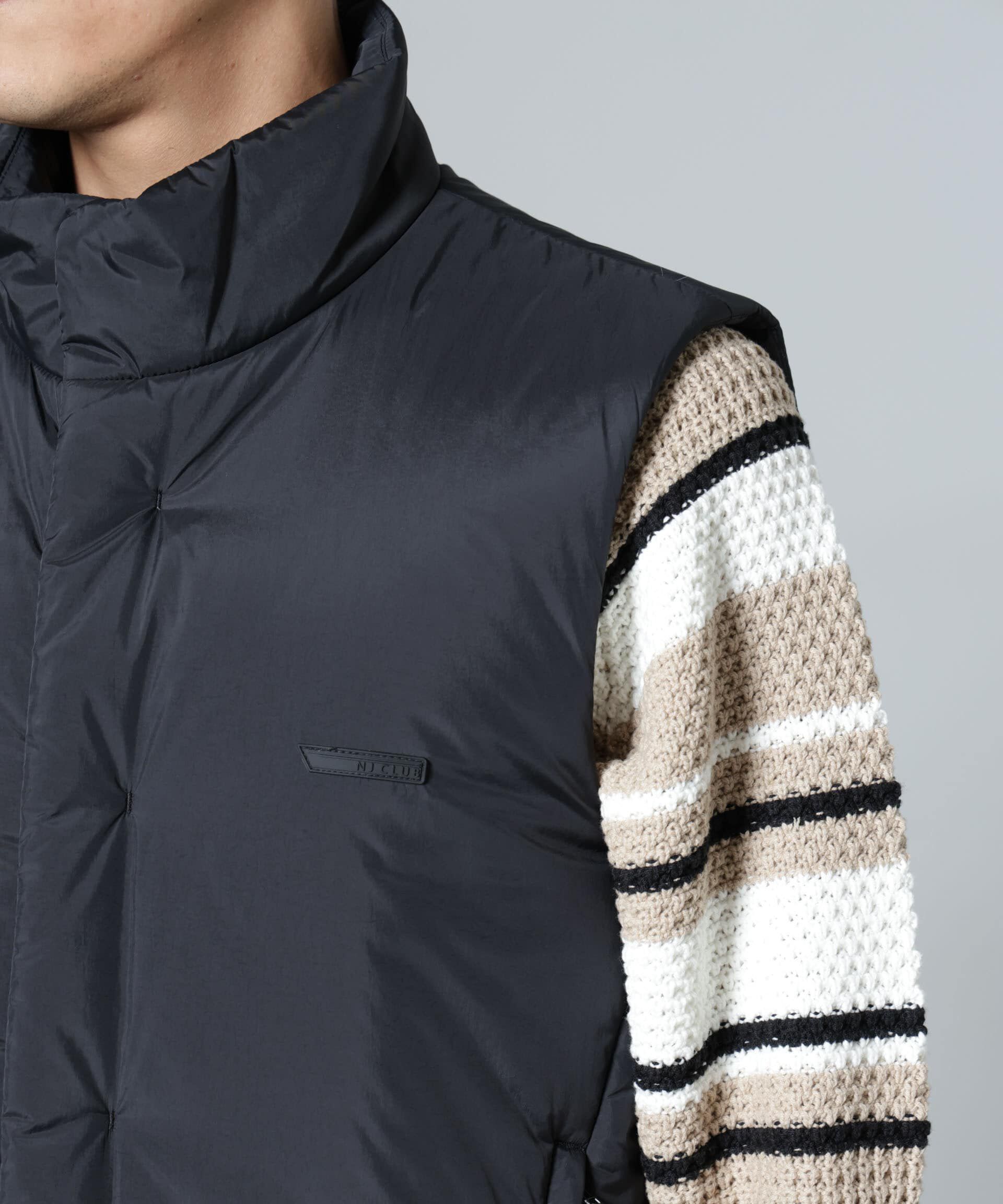 nano･universe「「NJ/CLUB」PARKSTOCK  中綿ベスト」|ブルゾン・スタジャン|