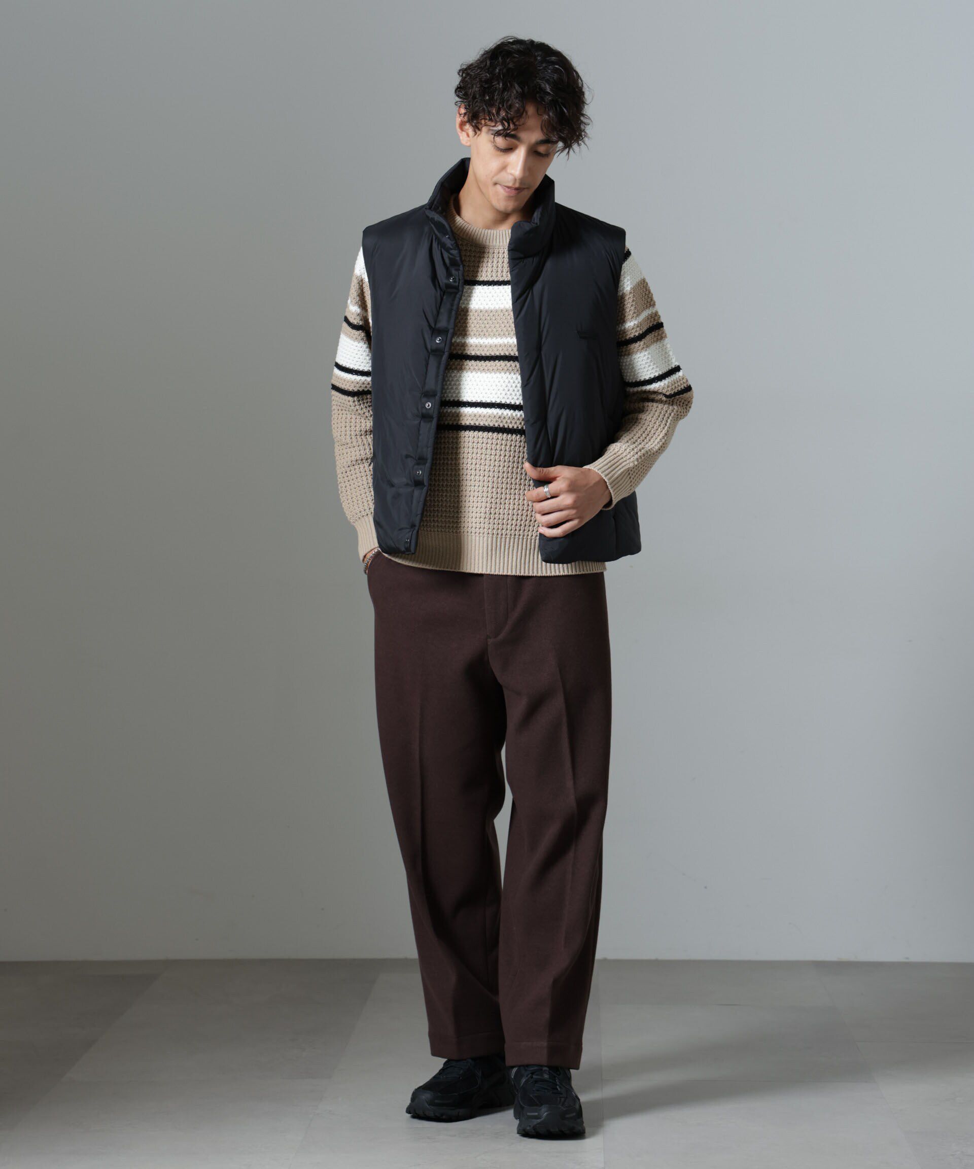 nano･universe「「NJ/CLUB」PARKSTOCK  中綿ベスト」|ブルゾン・スタジャン|