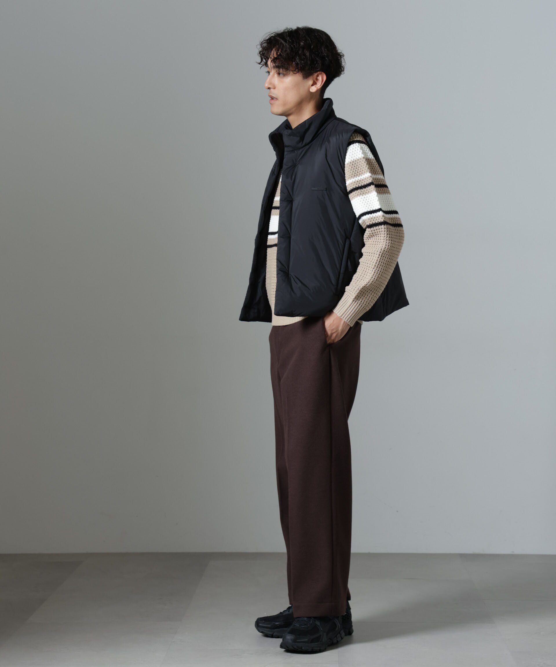 nano･universe「「NJ/CLUB」PARKSTOCK  中綿ベスト」|ブルゾン・スタジャン|