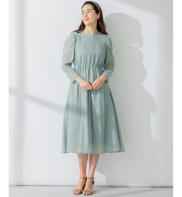 組曲「シャーリングライクシフォン ワンピース」|ワンピース|