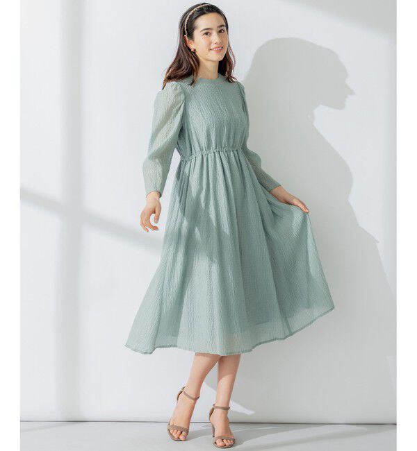 組曲「シャーリングライクシフォン ワンピース」|ワンピース|