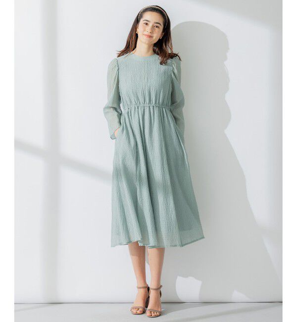 組曲「シャーリングライクシフォン ワンピース」|ワンピース|