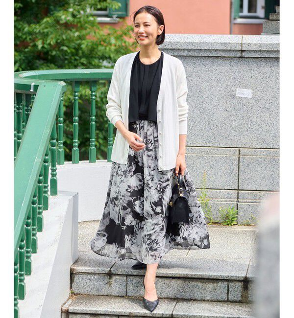 自由区「【洗える・XSサイズあり】ハイツイストコットンアセテート カーディガン」|カーディガン|