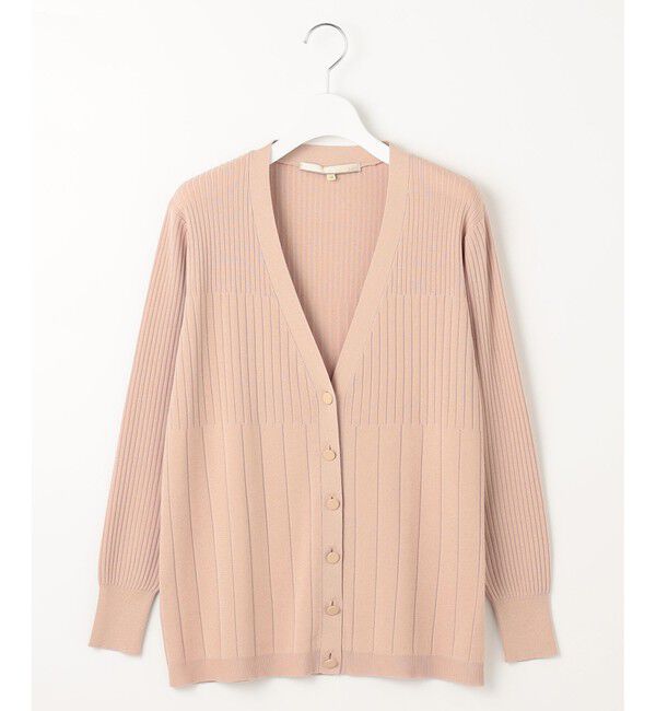 自由区「【洗える・XSサイズあり】ハイツイストコットンアセテート カーディガン」|カーディガン|