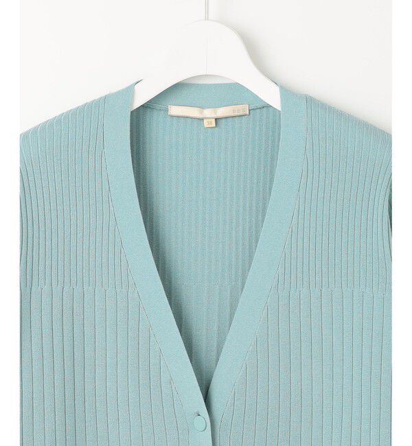 自由区「【洗える・XSサイズあり】ハイツイストコットンアセテート カーディガン」|カーディガン|