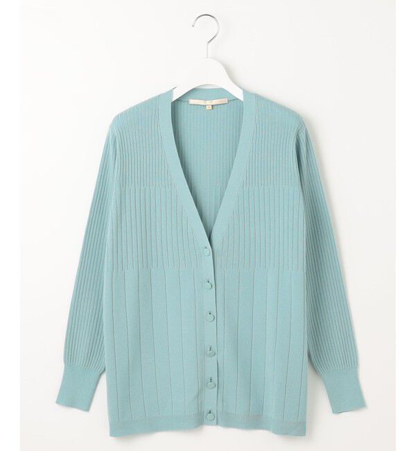 自由区「【洗える・XSサイズあり】ハイツイストコットンアセテート カーディガン」|カーディガン|
