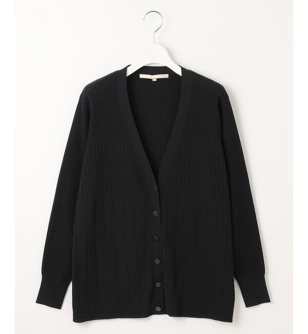 自由区「【洗える・XSサイズあり】ハイツイストコットンアセテート カーディガン」|カーディガン|