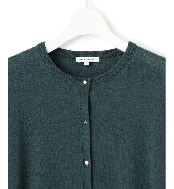 23区「【洗える/アンサンブル対応】サステナブルウール カーディガン」|カーディガン|