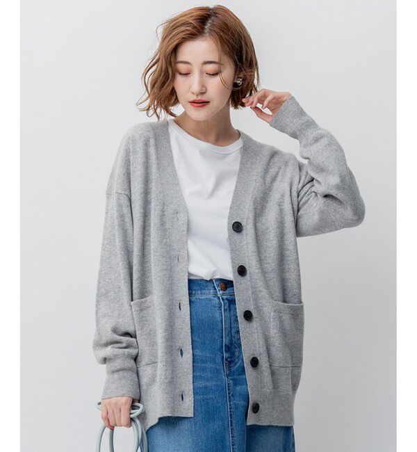 23区「【洗える】ピュアカシミヤ カーディガン」|カーディガン|