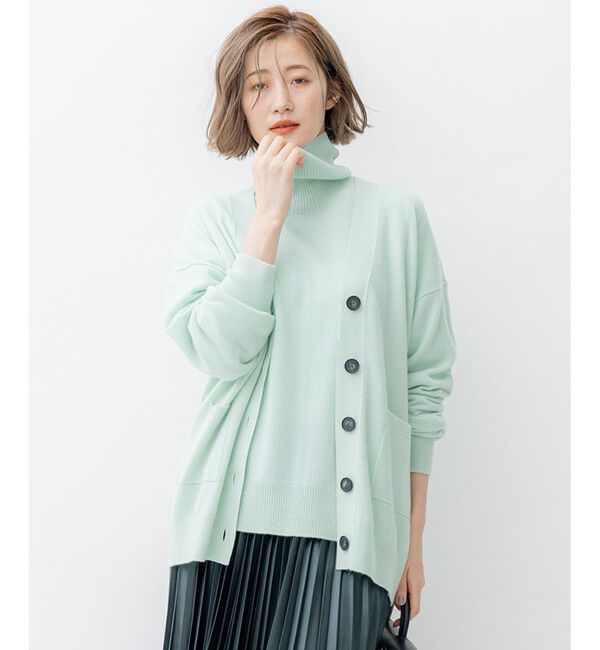 23区「【洗える】ピュアカシミヤ カーディガン」|カーディガン|ｽﾓｰｷｰｸ