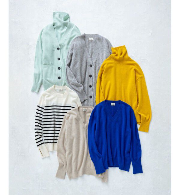 23区「【洗える】ピュアカシミヤ カーディガン」|カーディガン|