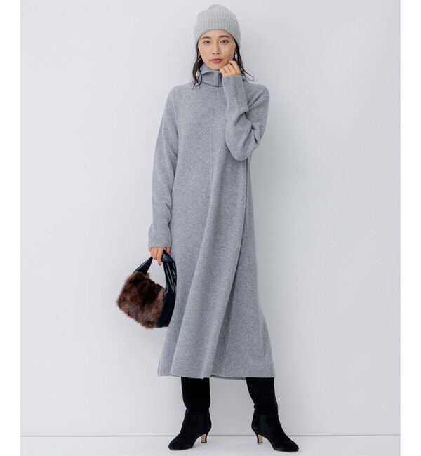 23区「メリノシネ ニット ワンピース」|ワンピース|