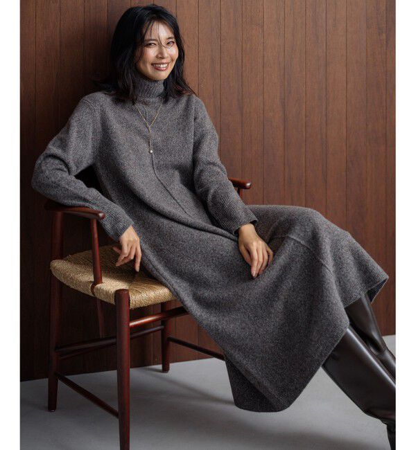 23区「メリノシネ ニット ワンピース」|ワンピース|