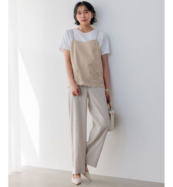 23区「【洗える】ALBINIコーコラン シャツテール Tシャツ」|Tシャツ・カットソー|