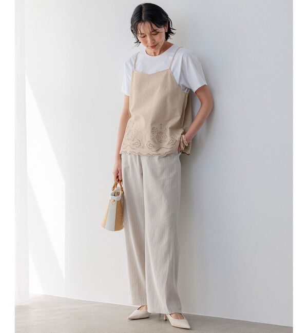 23区「【洗える】ALBINIコーコラン シャツテール Tシャツ」|Tシャツ・カットソー|