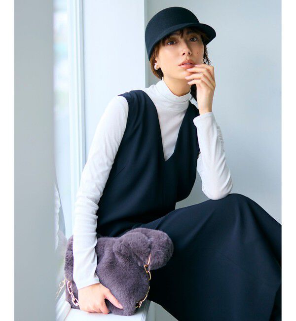 23区「フェイクファー チェーン バッグ」|トートバッグ|