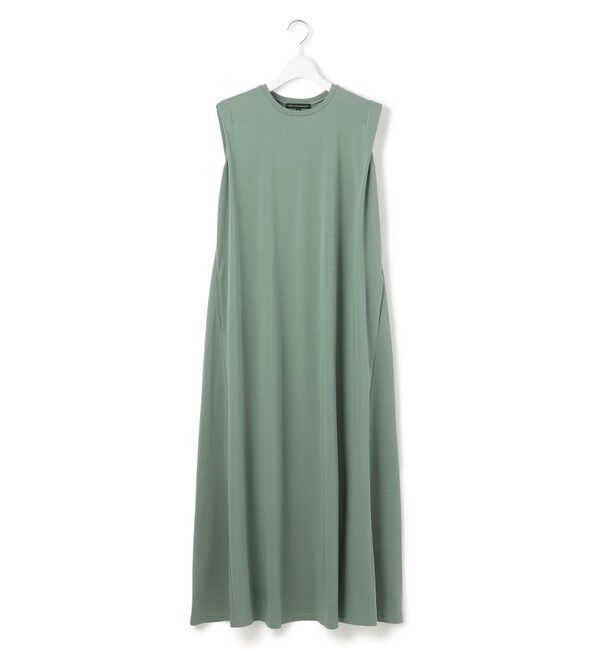 23区「【Oggi8月号掲載/接触冷感/洗える】ツイストコットンプレーティング スリーブレスワンピース」|ワンピース|