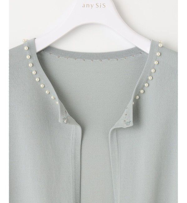 ANY SIS「【AIコラボ】リブインナー アンサンブル」|カーディガン|