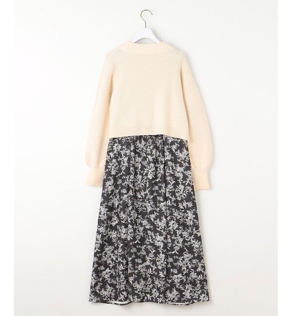 any SiS「【2SET】クロップドニットセット ワンピース」|ワンピース|