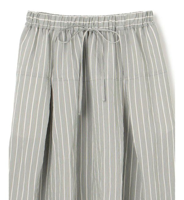 BEIGE,「【洗える】FREESIA / イージーウエストストライプフレアスカート」|スカート|