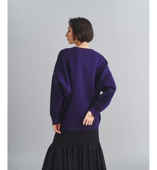  「ロゴジャガードルーズニットトップ」|ニット・セーター|