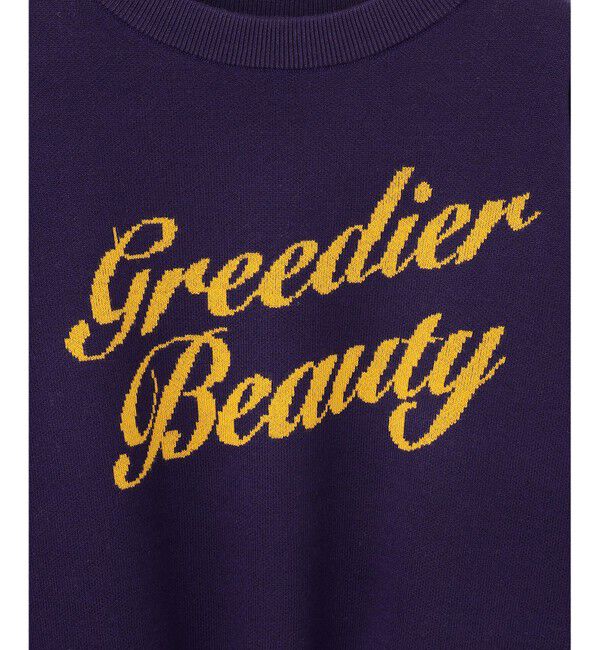  「ロゴジャガードルーズニットトップ」|ニット・セーター|