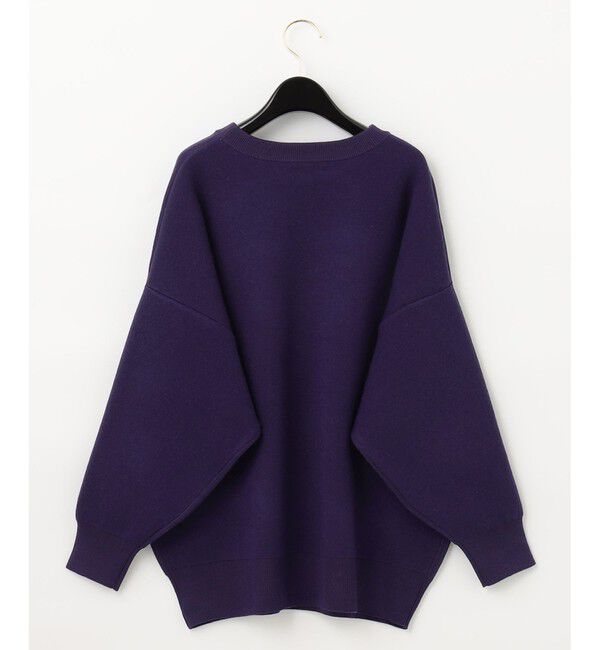  「ロゴジャガードルーズニットトップ」|ニット・セーター|