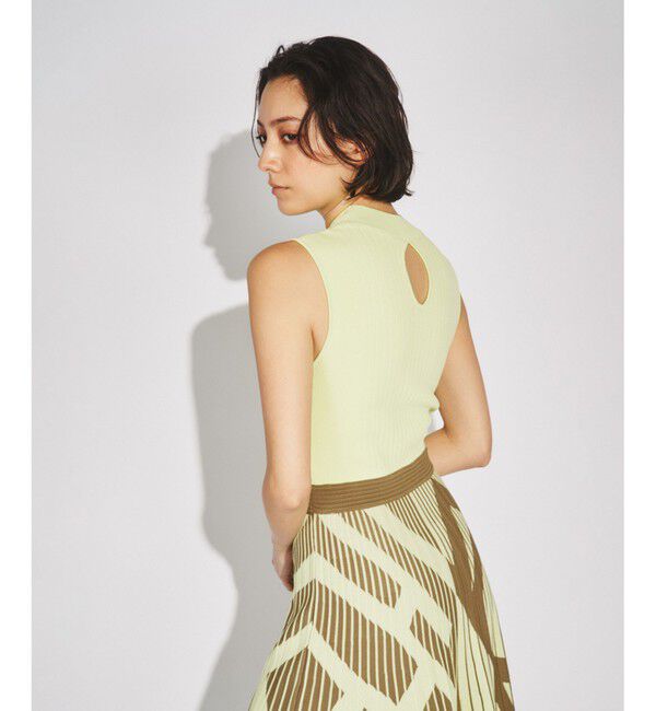  「ロゴジャガードニットワンピース」|ワンピース|