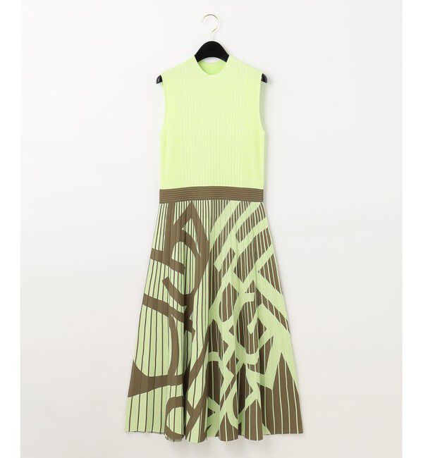  「ロゴジャガードニットワンピース」|ワンピース|