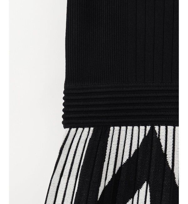  「ロゴジャガードニットワンピース」|ワンピース|