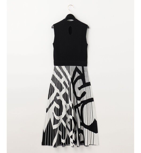  「ロゴジャガードニットワンピース」|ワンピース|