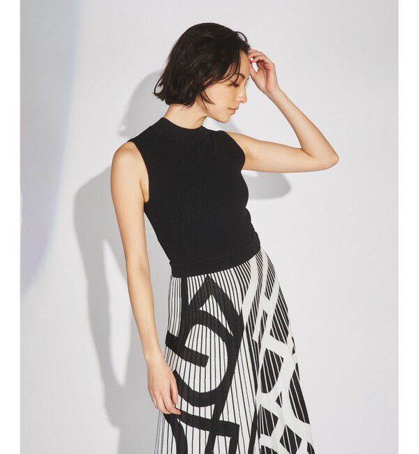  「ロゴジャガードニットワンピース」|ワンピース|