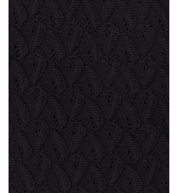 GRACE CONTINENTAL「ブローチクルーニットカーディガン」|カーディガン|