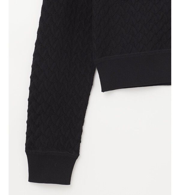 GRACE CONTINENTAL「ブローチクルーニットカーディガン」|カーディガン|