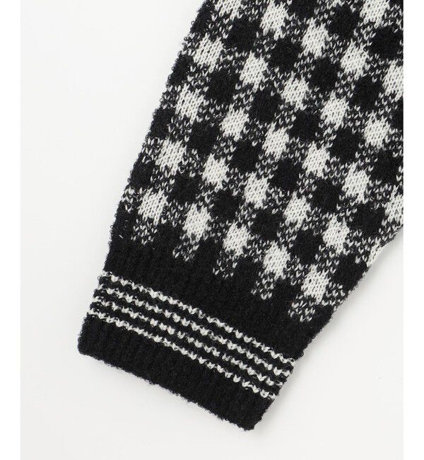 Diagram「チェックルーズニットカーディガン」|カーディガン|