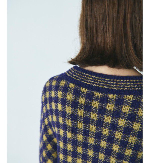 Diagram「チェックルーズニットカーディガン」|カーディガン|