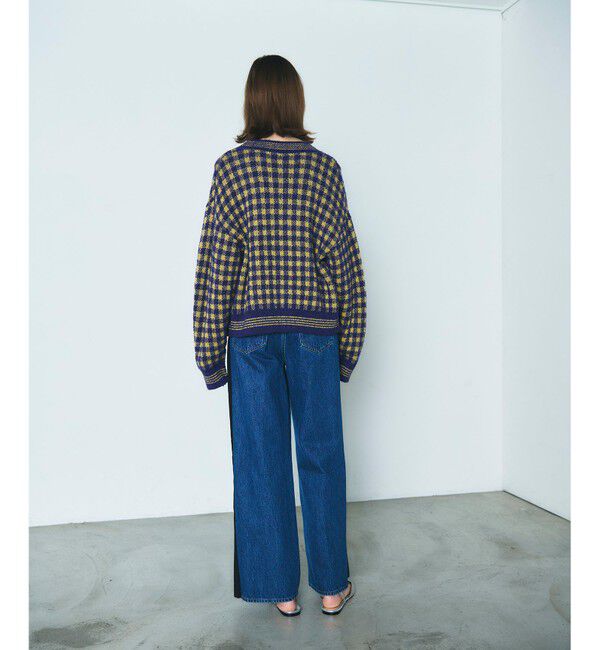 Diagram「チェックルーズニットカーディガン」|カーディガン|