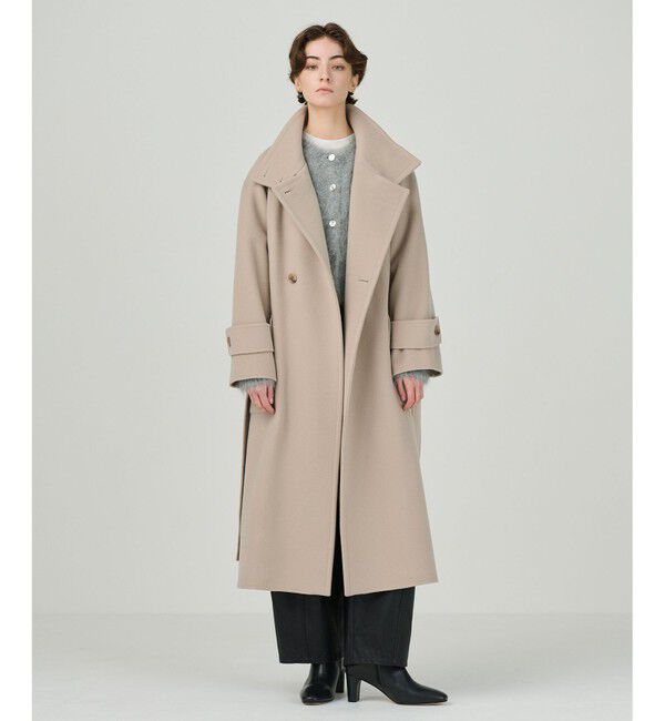 Diagram「ウールカシミヤリバーコート」|その他|ベージュ