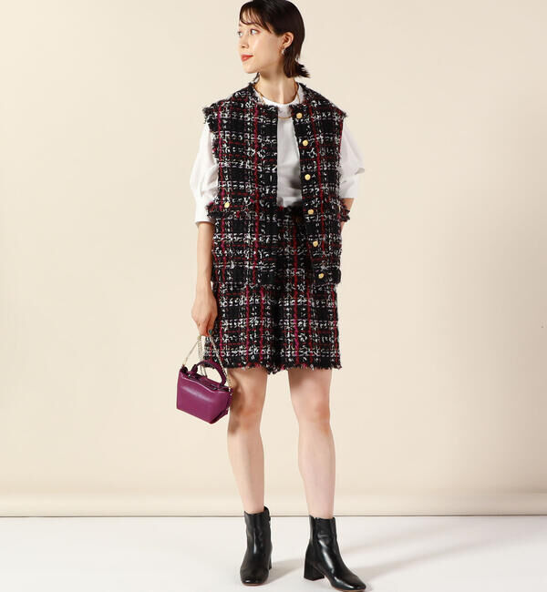 NOLLEY'S「カラーミックスツイードジレ」|ベスト・ジレ|