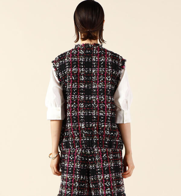 NOLLEY'S「カラーミックスツイードジレ」|ベスト・ジレ|